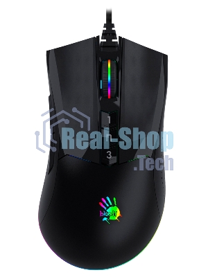 Мышь проводная A4Tech Bloody W90 Pro черный, 16000 dpi, USB, кнопки - 10
