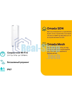 Точка доступа AX1800 Indoor/Outdoor Dual-Band Wi-Fi 6 Access Point