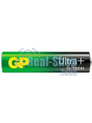 Алкалиновые батарейки c технологией G-tech GP Ultra Plus Alkaline 24А AАA - 2 шт. на блистере