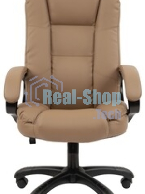 Кресло Chairman Home 600 бежевый, ткань, 120 кг