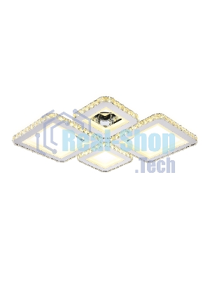 Потолочный светодиодный светильник Ambrella light FA1726/4 CH хром 3000K/4200K/6400K 108W 690*550*100 (ПДУ РАДИО 2.4G)