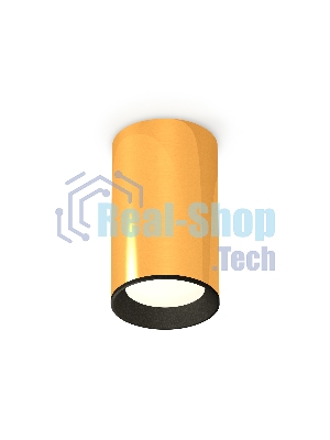 Светильник Ambrella Light XS6327002 PYG/SBK золото желтое полированное/черный песок MR16 GU5.3 (C6327, N6102)