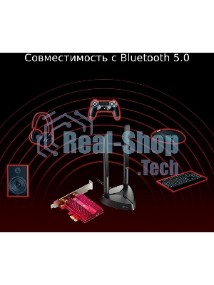 Адаптер TP-Link Wi-Fi 11AX 3000Mbps dual-band PCI-E adapter, two external Antennas