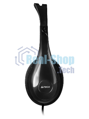 Гарнитура A4Tech HU-9 чёрный, проводная