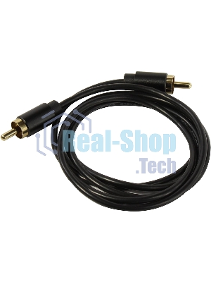 Кабель Vention аудио RCA M/RCA M - 1м черный