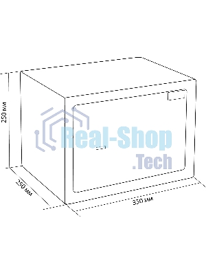 Сейф мебельный Cactus CS-SF-K25 250x350x250мм ключевой