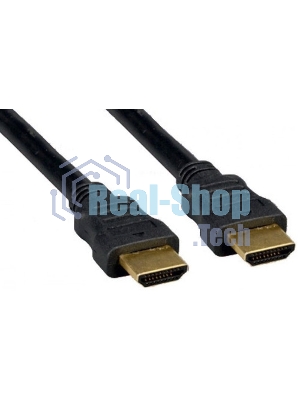 Кабель соединительный аудио-видео HDMI (m)/HDMI (m) 3м. феррит.кольца позолоченные контакты черный (NO NAME)