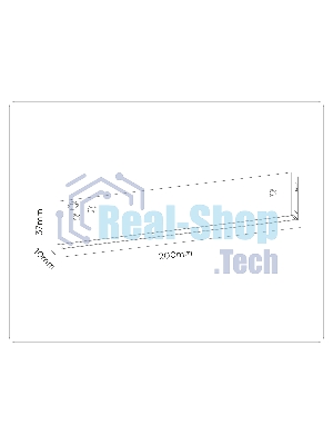 Трековый светильник GL2320 BK черный IP20 10W 3CCT 3000/4200/6400K 48V 200*10*37