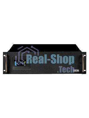 Источник бесперебойного питания Powercom King Pro RM KIN-3000AP LCD 1800Вт 3000ВА черный
