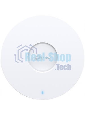 Потолочная точка доступа TP-Link EAP653 AX3000 Ceiling Mount Dual-Band Wi-Fi 6 Access Point, 1 1Gbps RJ45 Port, 574Mbps at2.4 GHz + 2402 Mbps at 5 GHz, 802.3at POE, 2 Internal Antennas