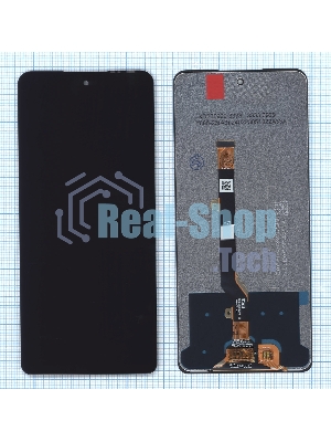Дисплей для Tecno Spark 10 Pro (Kl7) в сборе с тачскрином черный