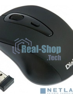 Мышь беспроводная Dialog Pointer MROP-05U черный, 1600 dpi, радиоканал, USB, кнопки - 4