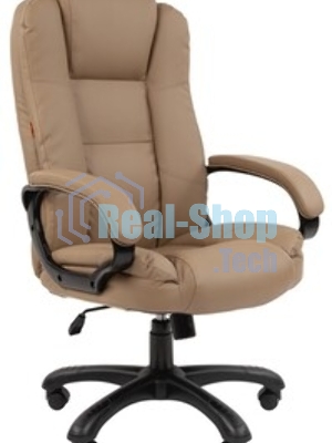 Кресло Chairman Home 600 бежевый, ткань, 120 кг