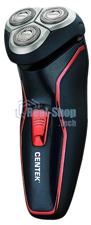 Электробритва Centek CT-2171 (черный) ротор 3D, влажное бритье, 3 плав.головки, 2-ные лезвия, до 50 мин раб