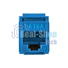 Модуль-вставка Keystone Jack RJ-45 ExeGate KJ-8P8C-U-C6A-180-Dual (Кат.6A, неэкранированная, 180 градусов, IDC Krone/110)