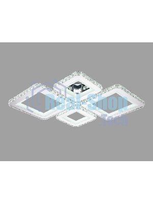 Потолочный светодиодный светильник Ambrella light FA1726/4 CH хром 3000K/4200K/6400K 108W 690*550*100 (ПДУ РАДИО 2.4G)