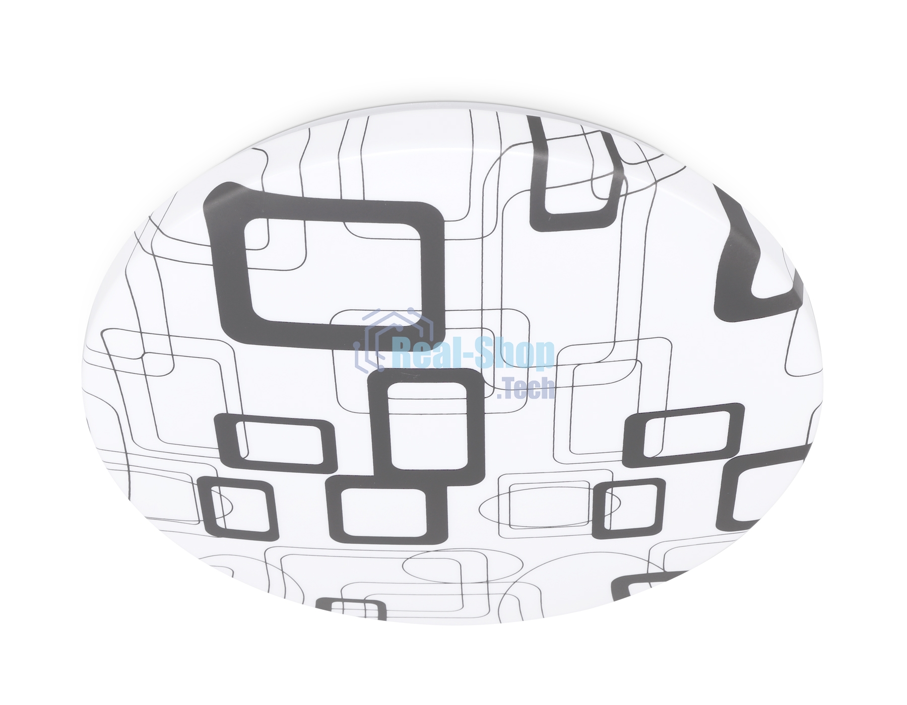 Потолочный светодиодный светильник Ambrella light FZ1043 WH/BK белый/черный 21W 6400K D320*55 (Без ПДУ)
