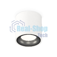Светильник Ambrella Light XS7531021 SWH/PBK белый песок/черный полированный MR16 GU5.3 (C7531, N7011)