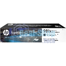 Картридж струйный HP 981X черный увеличенной емкости для HP Color PageWide Ent Flow MFP 586, 566 11000 стр.