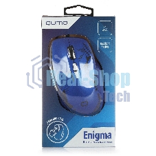 Мышь проводная Qumo Office Enigma M59 синий, 2400 dpi, USB, кнопки - 7