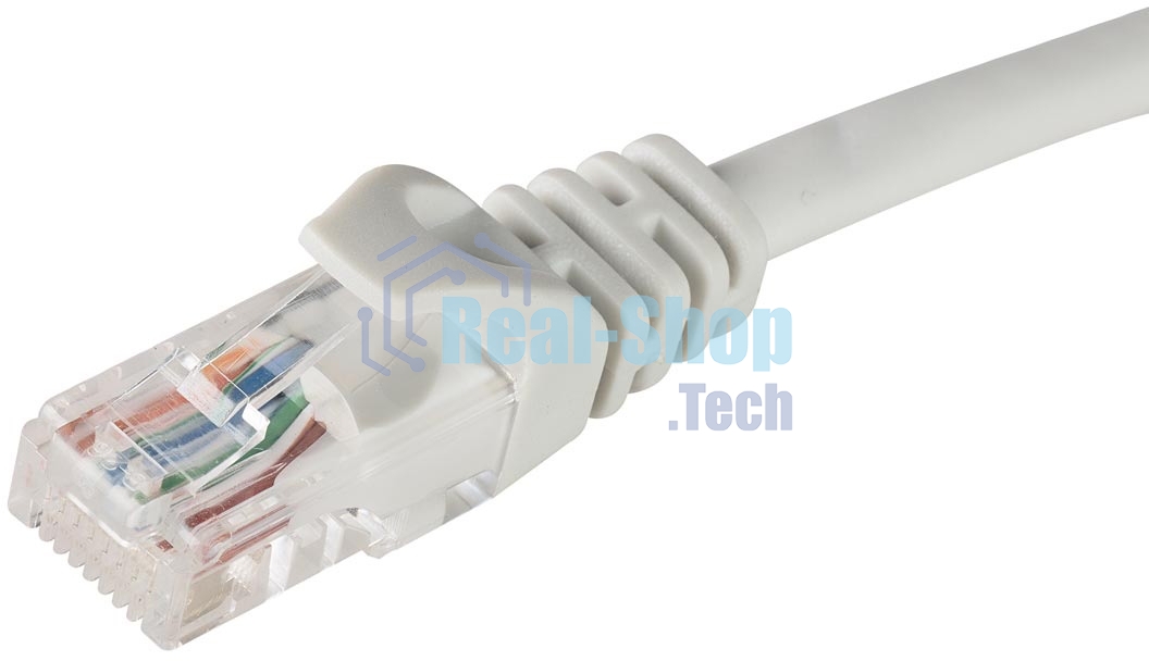 Коммутационный шнур (патч-корд), cat.5e UTP, LSZH, 10м, серый ITK