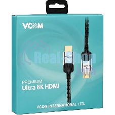 Кабель VCOM CG865-2M HDMI 19M/M,ver. 2.1, 8K@60 Hz 2 м VCOM CG865-2M