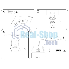 Светильник Ambrella light TN6632 BK черный IP44 GX53 D100*60