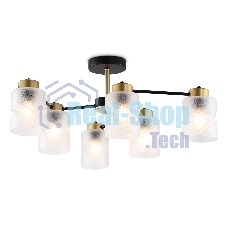 Светильник Ambrella light TR303325/6 BK/GD черный/золото E27/6 max 60W D680*270