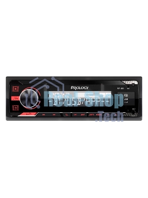 Автомагнитола Prology GT-200, 1 DIN, Bluetooth, USB Type-A, AUX, пульт ДУ