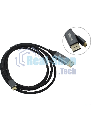 Кабель USB3.1 CM-DP 1.8M CU422MC-1.8M VCOM