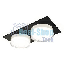 Комплект встраиваемого светильника Ambrella light XC7636043 SBK/FR/CL черный песок/белый матовый/прозрачный MR16 GU5.3 (C7636, N7160)