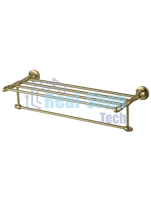 Полка для полотенец Potato Bronze P2611 антикварная бронза