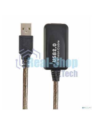 Кабель-удлинитель USB2.0 активный Cablexpert UAE-01-15M, AM/AF, 15м