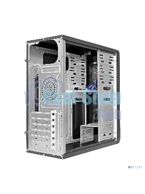 Компьютерный корпус Miditower ExeGate EX283215RUS CP-603UB Black, ATX, (CP350W, 80мм), 2*USB+2*USB 3.0, Audio, замок блокировки кнопки питания
