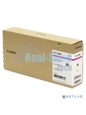 Картридж струйный Canon PFI-710 M 2356C001 пурпурный (700 мл) для Canon TX-2000/TX-3000/TX-4000