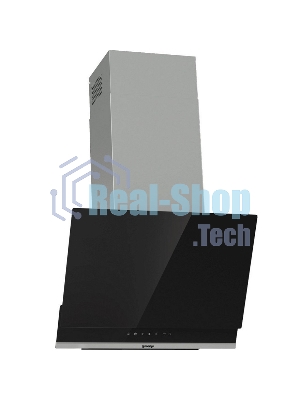Вытяжка наклонная Gorenje WHI649X21P черный/серебристый, 60 см, 740 куб. м/ч, 67 дБ