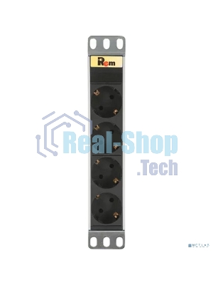 Блок силовых розеток Rem Rem-10, Shuko х 4, вход IEC 320 C14, 10