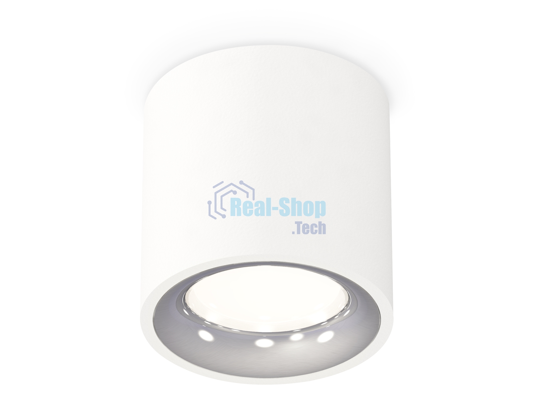 Светильник Ambrella Light XS7531022 SWH/PSL белый песок/серебро полированное MR16 GU5.3 (C7531, N7012)