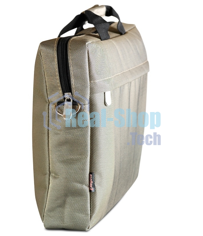 Сумка для ноутбука ExeGate EX212309RUS Start S15 Beige, бежевая, полиэстер, для ноутбуков до 15.6