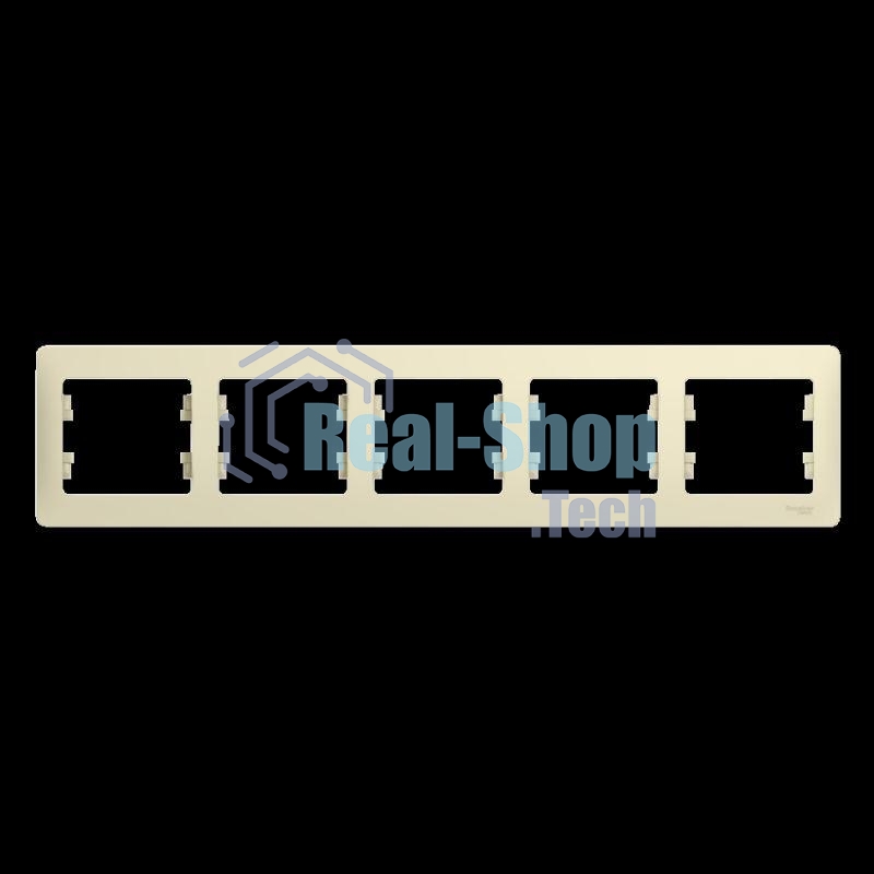 Рамка 5-м Glossa горизонт. беж. SchE GSL000205