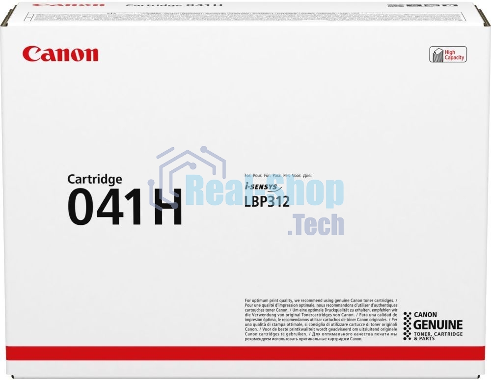 Картридж лазерный Canon Cartridge 041H (0453C002) черный (20000 стр.) для Canon LBP312x