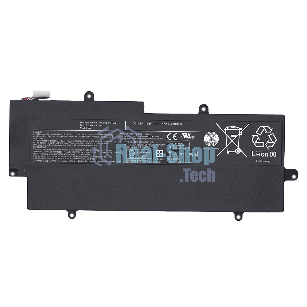 Аккумуляторная батарея для ноутбука Toshiba Portege Z830 47Wh черный