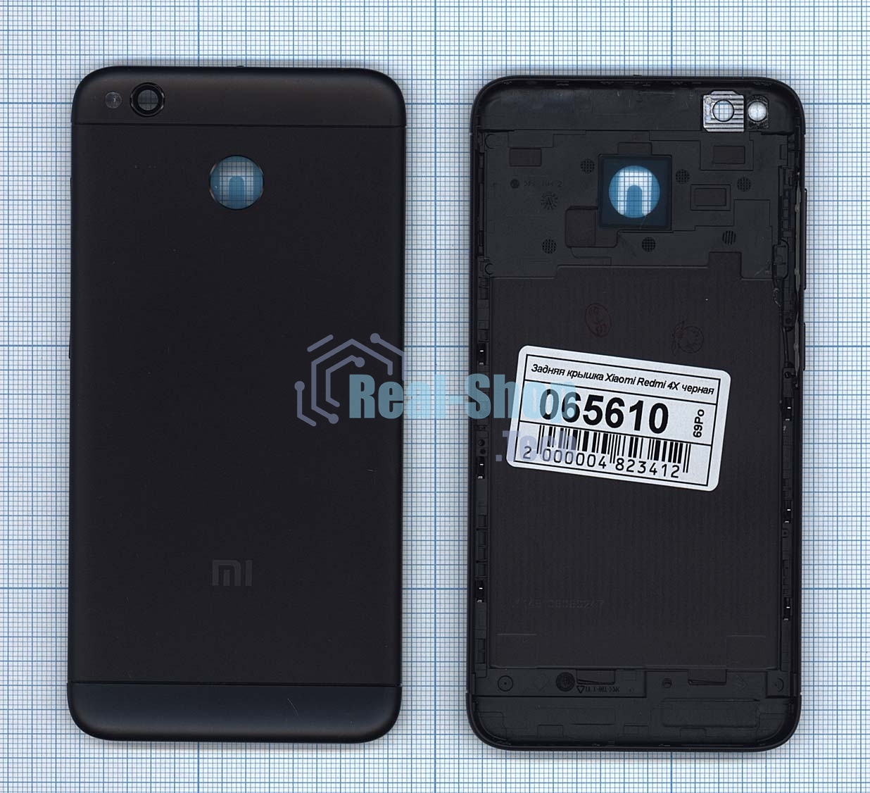 Задняя крышка для Xiaomi Redmi 4X черный