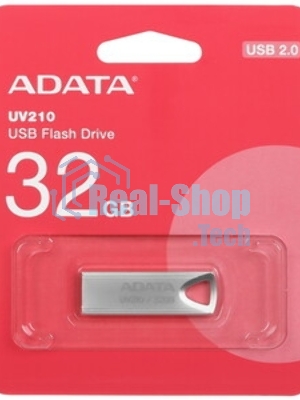 Флешка USB ADATA UV210 (AUV210-32G-RGD), 32Gb, USB 2.0, R/W 15/5, золотистый