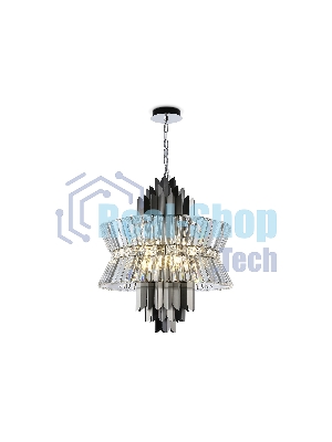 Люстра Ambrella light LH41020/12 BK/CL черный/прозрачный E14*12 max 40W D560*660