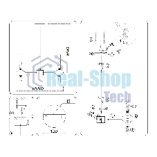 Люстра Ambrella light LH55351/10 BK/CGD/CL черный/золото/прозрачный G9/10 max 30W D550*690