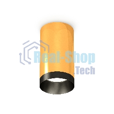 Светильник Ambrella Light XS6327004 PYG/PBK золото желтое полированное/черный полированный MR16 GU5.3 (C6327, N6131)