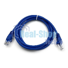 Патч-корд Buro UTP cat.5e 1.5м синий RJ-45 (m)-RJ-45 (m)