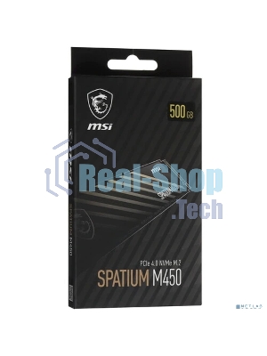 Накопитель SSD MSI PCIE 4.0 NVME M.2 500Gb SPATIUM M450 500Gb V1