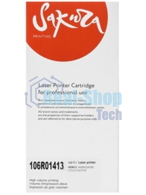 Картридж лазерный Sakura 106R01413 для Xerox WorkCentre 5222, черный, 20 000 к.